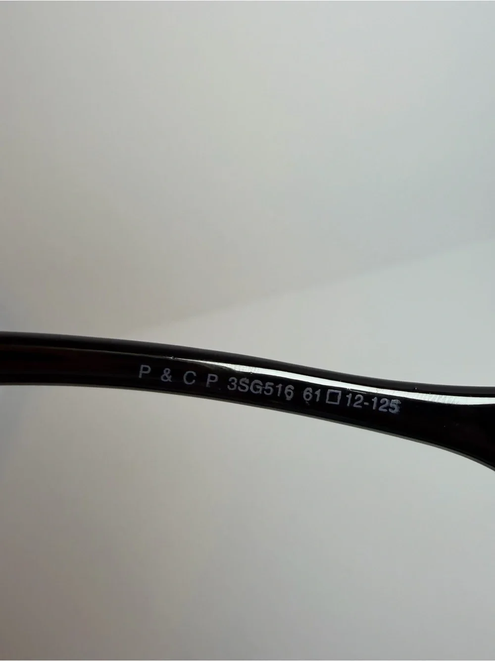 Vintage Pierre Cardin 90s Style Black Sunglasses
